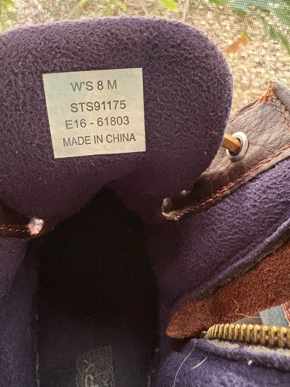 Sperry Saltwater 4-eye Duck Boots •waterproof •navy and brown •size 8 - Picture 3 of 16